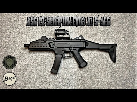 [REVIEW] ASG CZ SCORPION EVO3 A1 S-AEG mit JeffTron Leviathan EFCS, Airsoft PDW Team-030 Airsoft