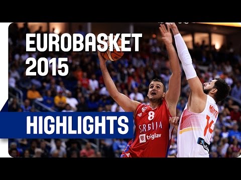 Spain v Serbia - Group B - Game Highlights - EuroBasket 2015
