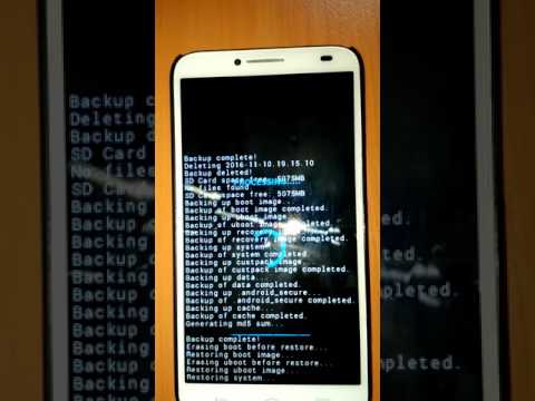 How to restore backup in alcatel idol ,2,3 4.7,3 5.5 ,4 4s