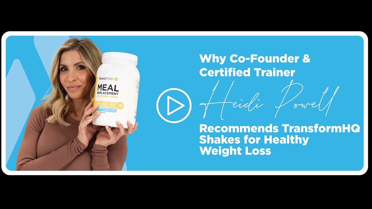 How the TransformHQ Meal Replacement Shake Helps You