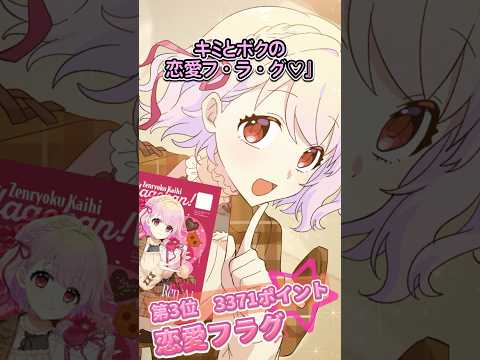 人気投票第3位発表！！ #Plottアニメ #フラグちゃん