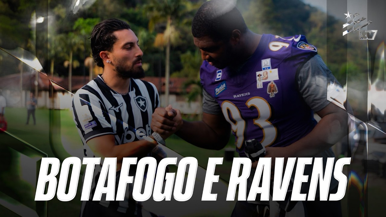 VÍDEO: Botafogo recebe Baltimore Ravens, da NFL, no CT Lonier