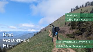 Review of the Dog Mountain Hike with footage of its features and terrain.