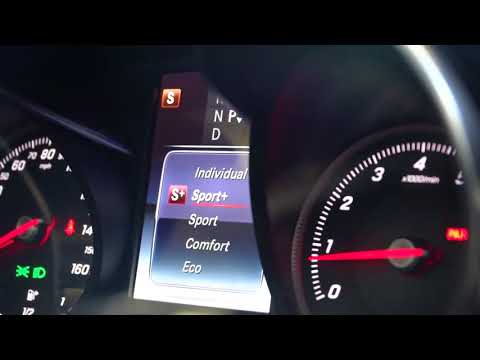 Part of a video titled Mercedes-Benz Snow mode - YouTube