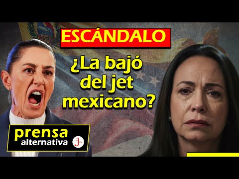 Sheinbaum explodes: Corina will not be able to return to Venezuela on a Mexican plane