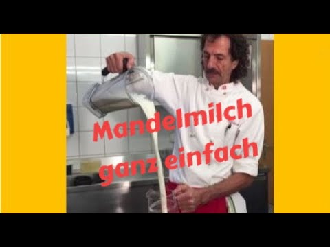 Mandelmilch herstellen - ganz einfach