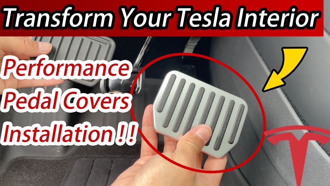 Tesla Model 3 and Model Y Performance Pedal Covers Set