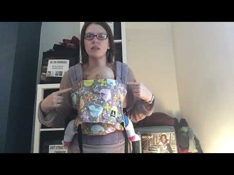 Sleepy Nico baby carrier crossed straps. How-to, and troubleshoot