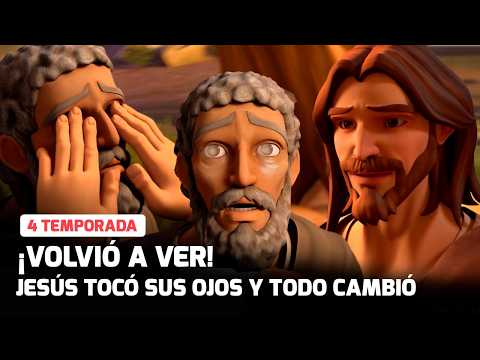 ¡Volvió a ver! Jesús tocó sus ojos y todo cambió | Historias de la Biblia para Niños | Superlibro