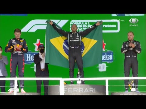 GP São Paulo F1 Interlagos 2021 - transmissão completa, vitória de Lewis Hamilton (Band, 13/11/2021)