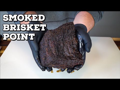 Smoked Brisket Point | How To Smoke Brisket Point Overnight On A Pellet Smoker