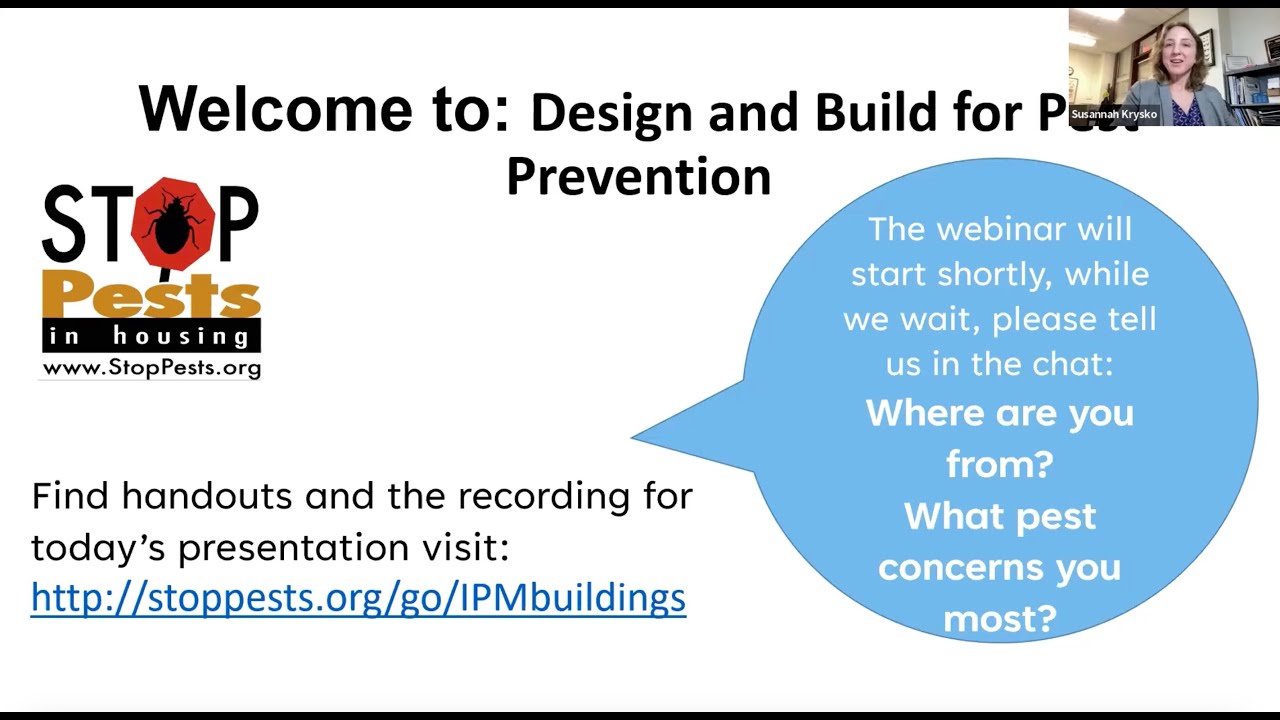 Design and Build For Pest Prevention