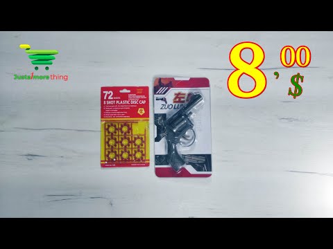 Cheap !!! Full Metal Cap Gun (For 8$) Unboxing & Test