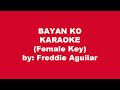 Freddie Aguilar Bayan Ko Karaoke Female Key