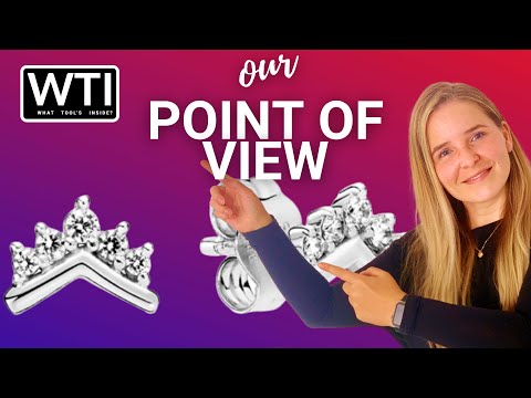 Pandora Tiara Wishbone Stud Earrings - WTI product video review