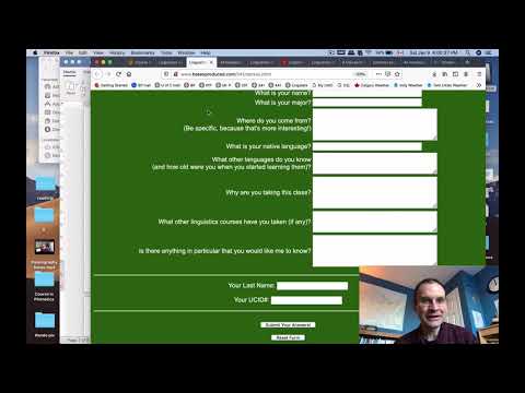 Linguistics 341 - Intro Phonetics - Course Outline