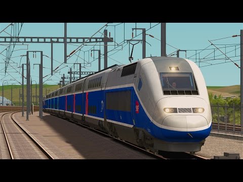 LET'S PLAY Train Simulator 2017 / With the TGV Duplex from Marseille to Avignon
