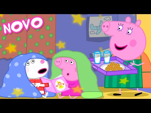 Capa de Peppa Pig Português Brasil | Um Pesadelo Barulhento | NOVO Contos da Peppa Pig