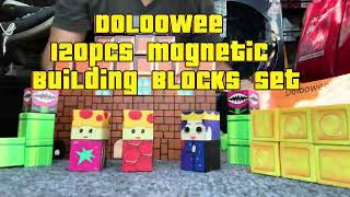 Doloowee 120pcs Magnetic Building Blocks Sets