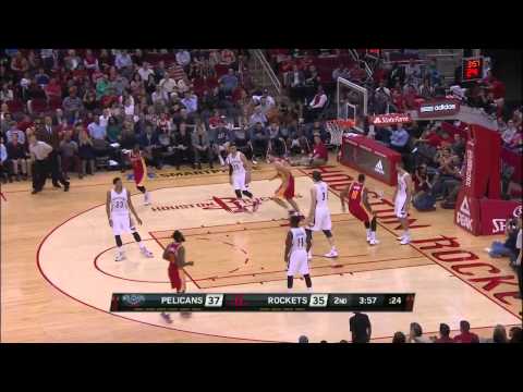 James Harden Nice Bounce Pass Tarik Black Dunk | Pelicans vs Rockets | December 18, 2014 | NBA