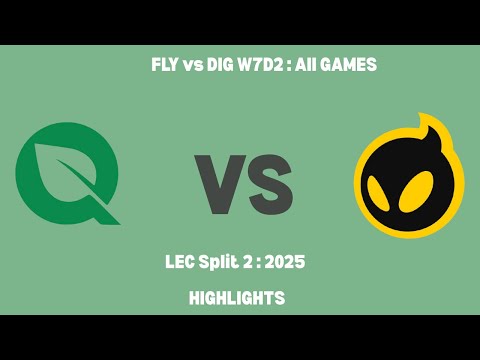 FLY vs DIG – All Games Highlights | LCS 2025 Split 2, 1080p60fps