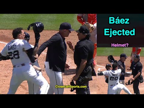 E47 - Javier Báez Brandishes Helmet in Ejection After Low Curveball Strikeout Call from Phil Cuzzi