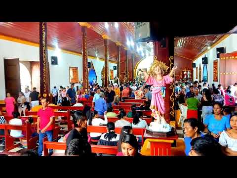 Santa Eucaristía Dominical en la Parroquia del Señor de los Milagros Ciudad Antigua Nueva Segovia.