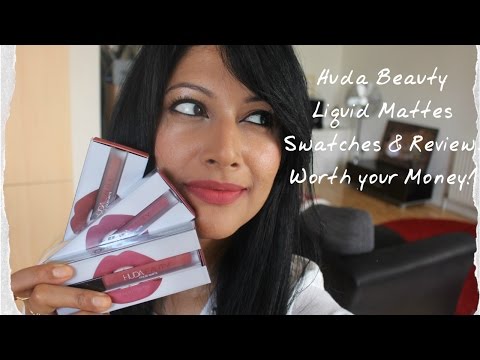 SAY BYE TO KYLIELIPKITS & HELLO TO HUDABEAUTY LIQUIDMATTES : 1st impressions and honest review Video
