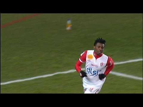 Goal Benjamin MOUKANDJO (7' pen) - FC Sochaux-Montbéliard - AS Nancy-Lorraine (1-2) / 2012-13
