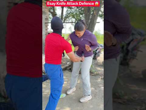 Easy Knife Attack Defence 😱🥋 #selfdefense #judo #selfdefence #martialarts #safety