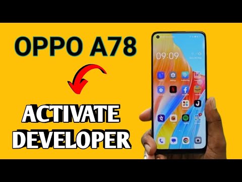How to activate developer options mode in Oppo A78, oppo A78 enable developer mode