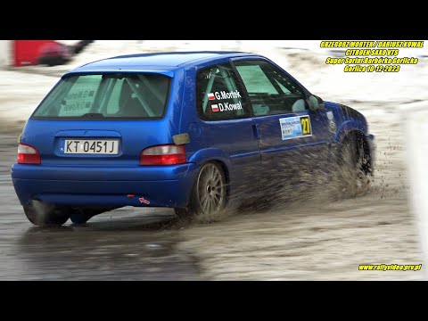 GRZEGORZ MORTEK / DARIUSZ KOWAL - CITROEN SAXO VTS - Super Sprint Barbórka Gorlicka 10-12-2023