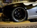 1:6 Silver Bullet Camaro Revisited Black Wheels/Flames/LEDs