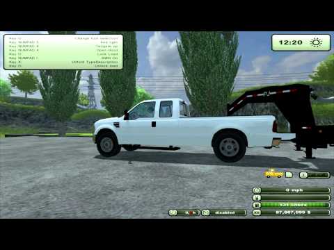 Farming Simulator 2013 Mod Review 2010 Ford F 350 V2 0 (EN)