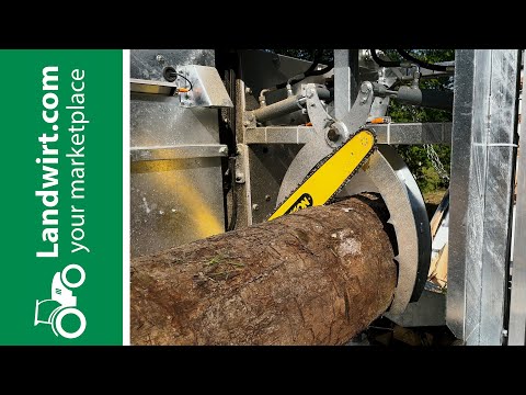 Selbst gebauter Sägespaltautomat