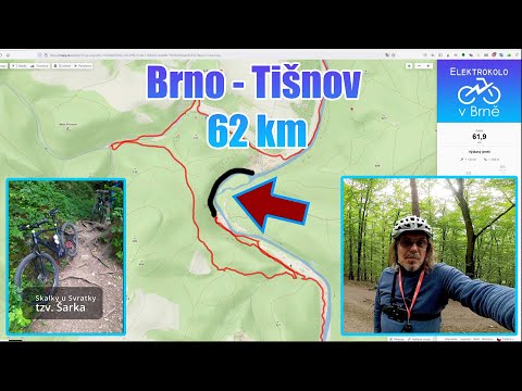 Elektrokolo - cyklotrasa Brno - Tišnov - Brno