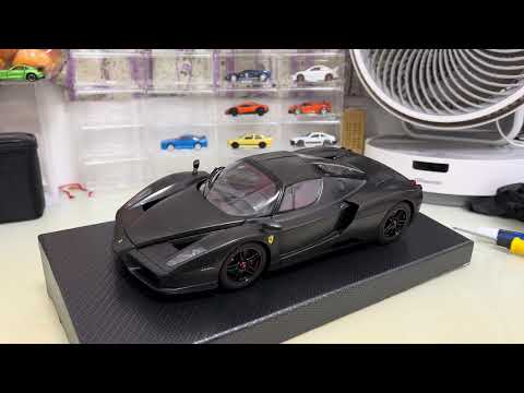 1/18 BBR diecast Ferrari Enzo carbon fibre 332/1011 limited scale model car unboxing review
