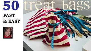 🛍 Gift or Treat Bag | FAST & EASY | 10-minute Gift Bag | Quilting Sewing Tutorial |