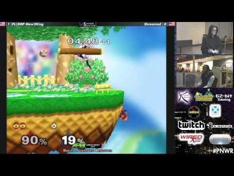 PNWR SSBM LF - PL|EMP Mew2King (R-SHI) vs Shroomed (B-SHI)