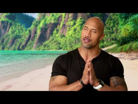 Moana: Dwayne Johnson \Maui\ Behind the Scenes Movie Interview | ScreenSlam