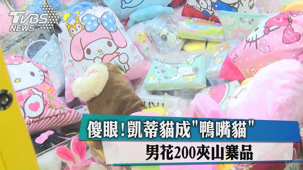 傻眼！凱蒂貓成「鴨嘴貓」　男花200夾山寨品