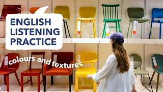 Real Life English Practice at IKEA | Furniture, colours, textures and home vocabulary