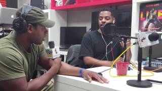 Bishop Lamont visits Traklife Radio / The Kickback Show, Part 1