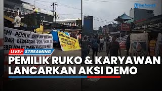 LIVE: Situasi Terkini di Jalan Naga Pluit Jakut, Pemilik Ruko hingga Karyawan Lancarkan Aksi Demo