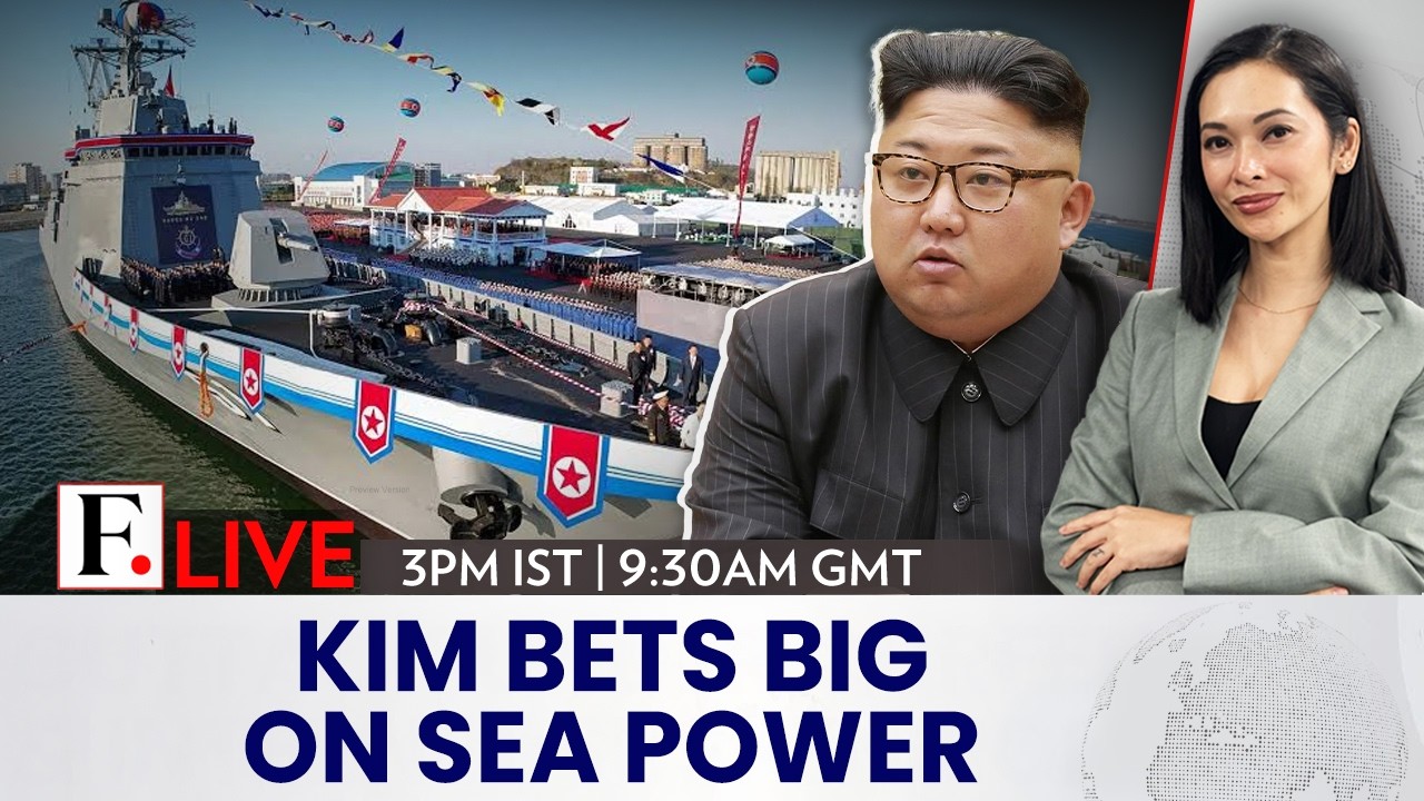 LIVE: North Korea Commissions New Destroyer 'Choe Hyon', Plans to Build 2 More Warships | Firstpost