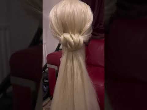 How to do a ponytail under a minute #youtube