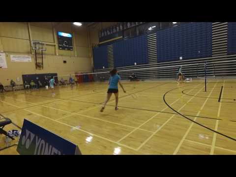 2017 Ontario Junior Elite Series || U17GS SF - Crystal Lai vs Eunice Hermanto || Game 2-1