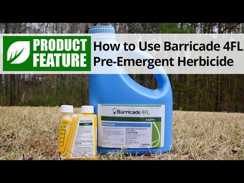  How to Use Barricade 4FL Pre-Emergent Herbicide Video 