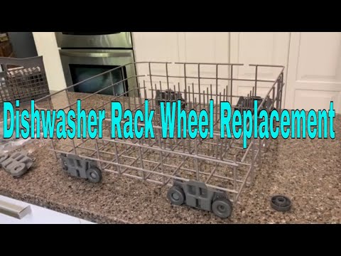 DIY How To Replace Kenmore Dishwasher's Lower Rack Wheel's