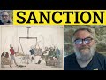 🔵 Sanction Meaning - Sanction Definition - Sanctioned Examples - Sanctions - English Vocabulary